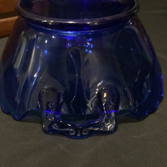 Beautiful Cobalt Blue Decorative Bowl - Picture 6 of 8